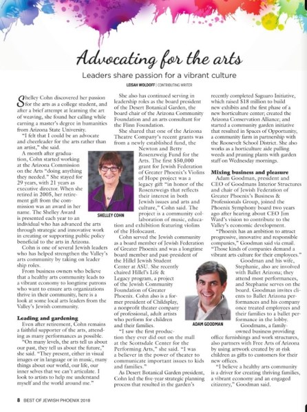 JN Best of Arts advocacy